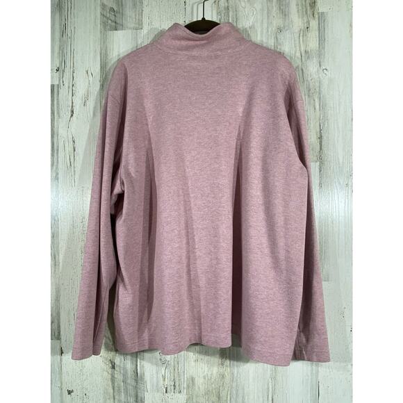 Nordstrom‎ Womens Knit Zip Up Jacket Size XL Heathered Pink READ - Picture 2 of 12